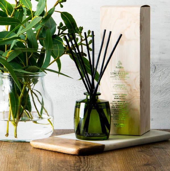 Lemongrass , Lemon Myrtle, Grapefruit & Eucalyptus Scented Reed Diffuser