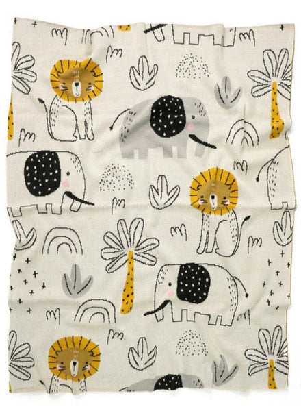 Jungle Jim Baby Blanket