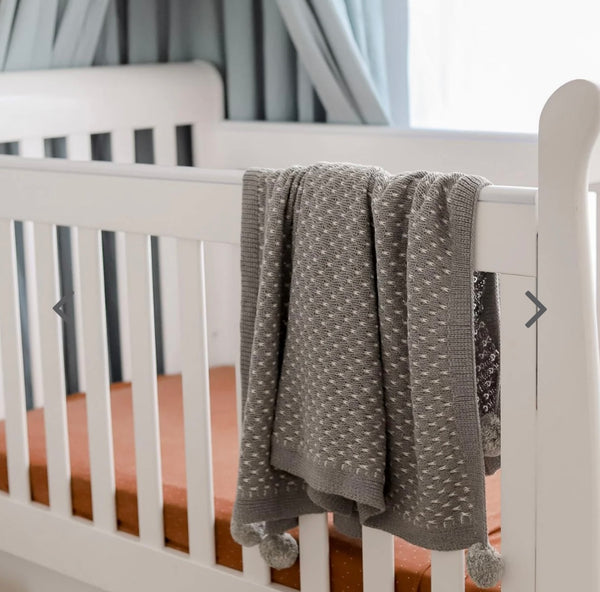 Milly Baby Blanket - Grey