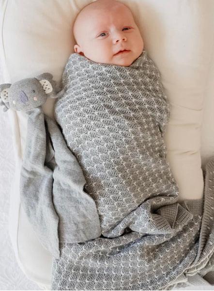Milly Baby Blanket - Grey