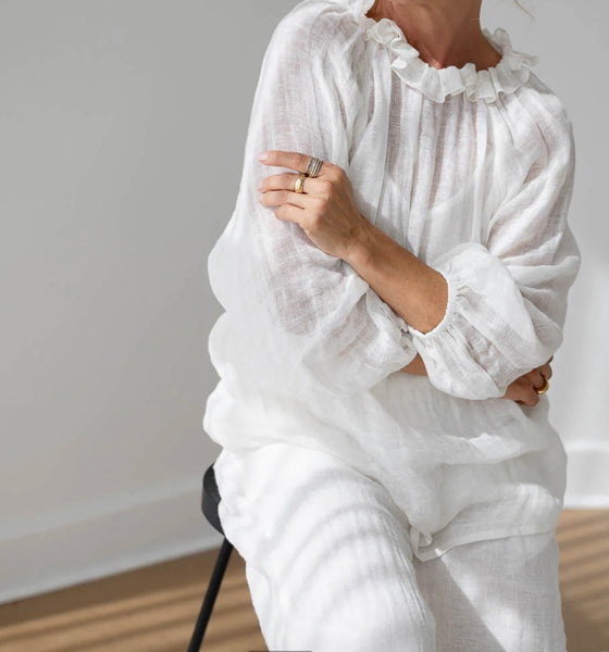 Lulu Reversible Linen Top