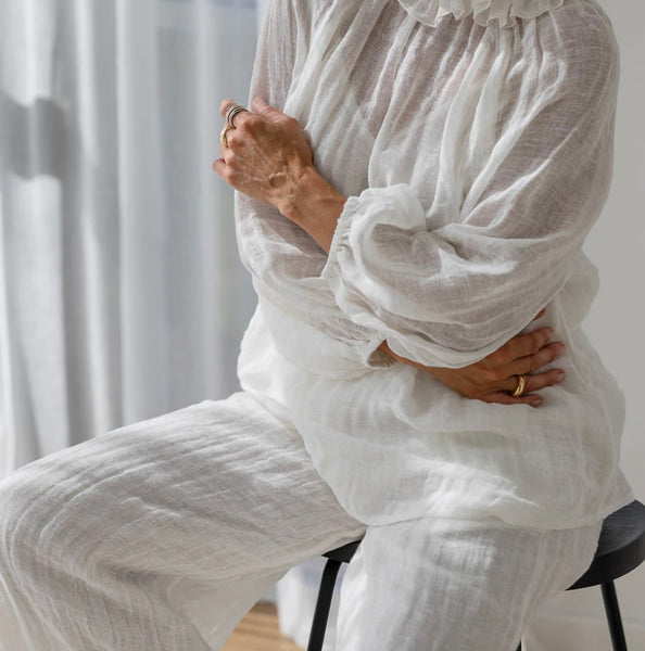Lulu Reversible Linen Top