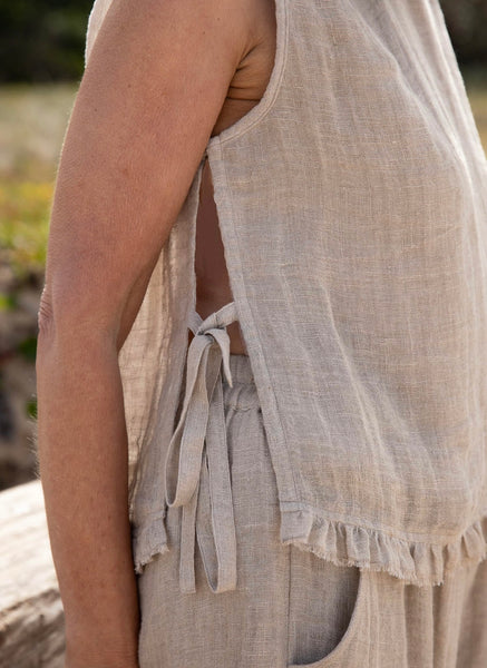 Nadia Linen Top