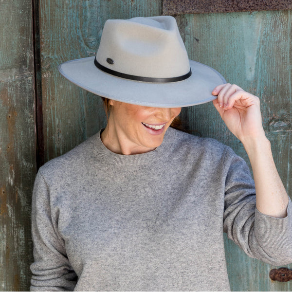 Meribel 100% Australian Wool Felt Fedora -