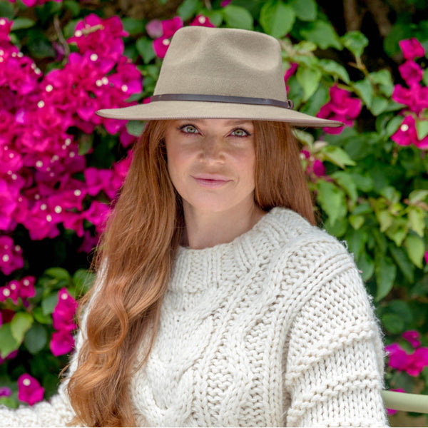 Meribel 100% Australian Wool Felt Fedora -