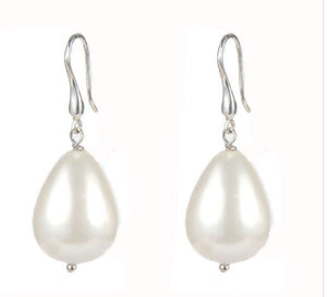 Irma white earrings