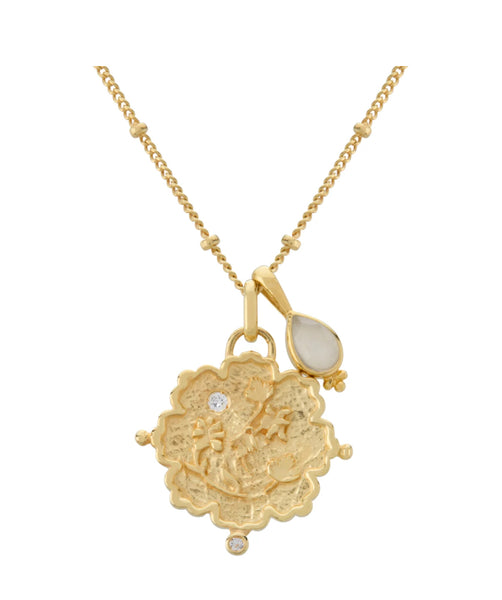 Loved Always Pendant Necklace- Gold