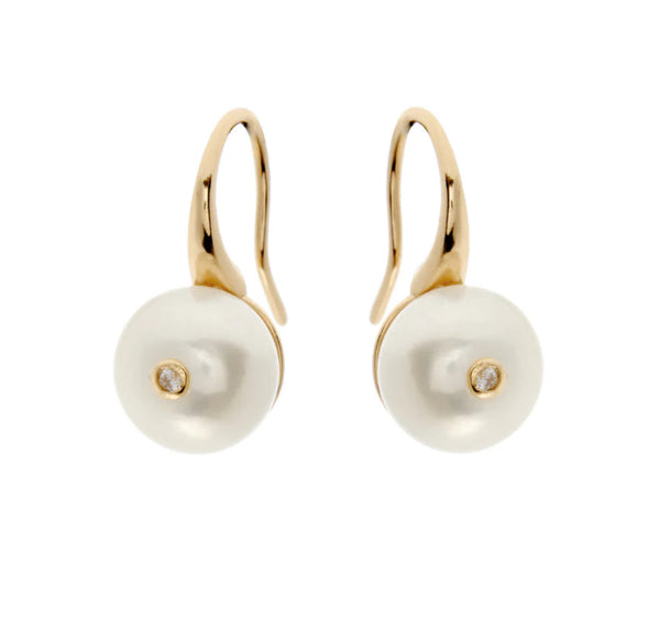 Lani white pearl earrings