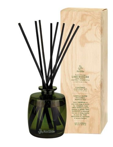 Lemongrass , Lemon Myrtle, Grapefruit & Eucalyptus Scented Reed Diffuser