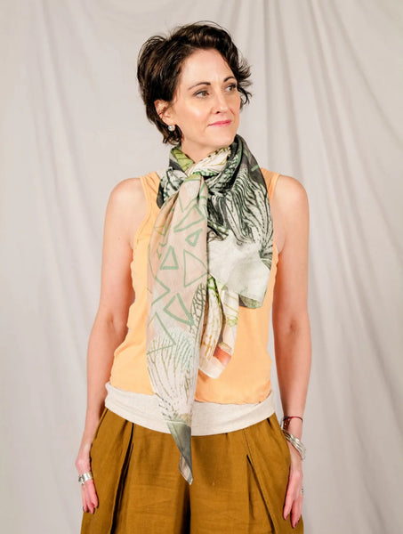 Redivivus Silk- Cotton Scarf