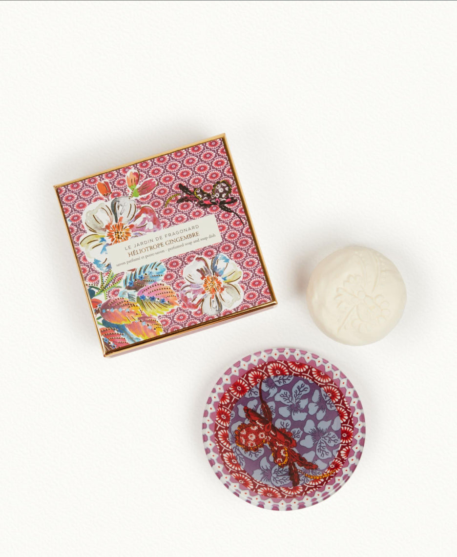 Heliotrope Gingembre Soap & Dish