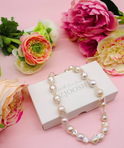 Lucienne Large Baroque Pearl Necklace