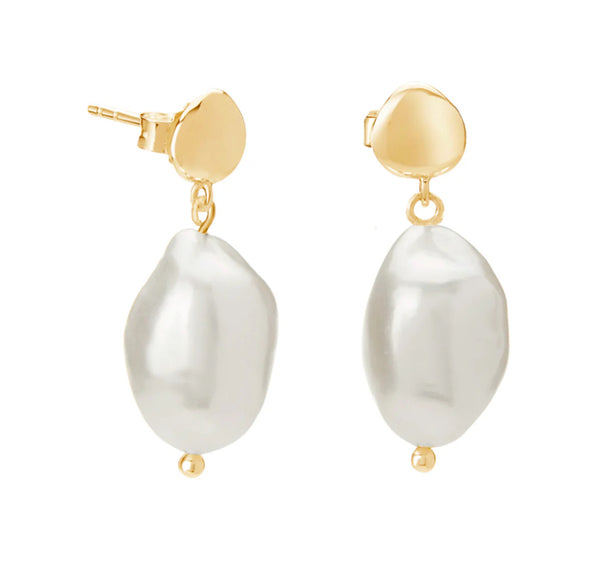 Halcyon Small Pearl Earrings