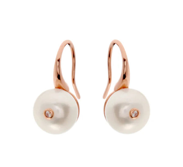 Lani white pearl earrings