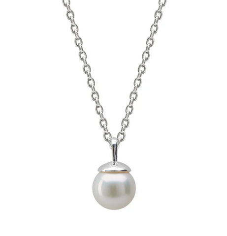 Pearl Necklace Silver