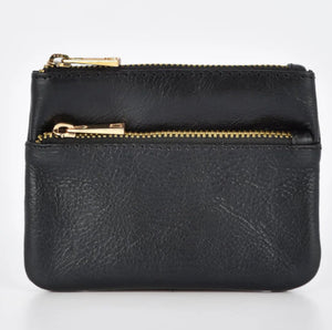 Comet Leather Metallic Coin Key Pouch