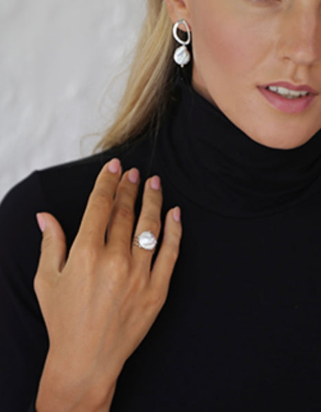 Beach Pearl Ring
