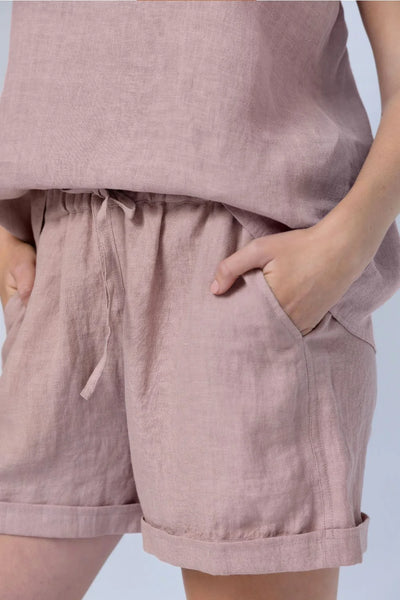 Clementine Linen Shorts