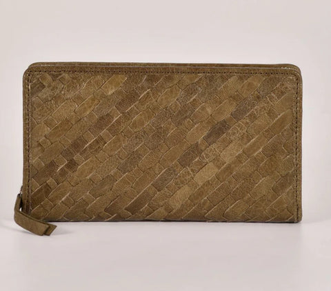 Deakin Leather Woven Wallet