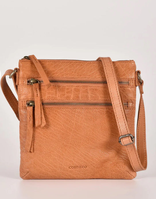 Barton Zipped Shoulder Leather Bag