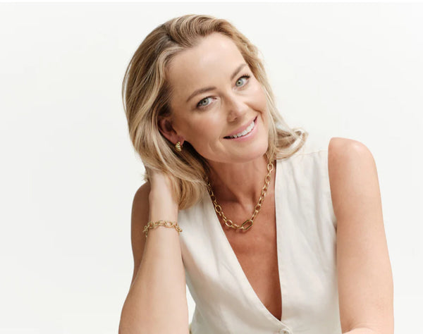 Abigail- Gold Link Bracelet