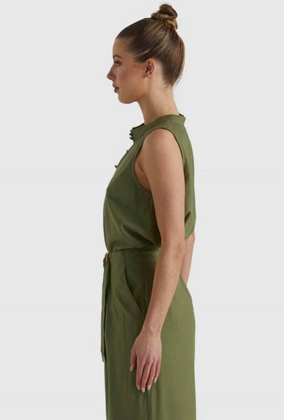 Shoreline Top-Khaki