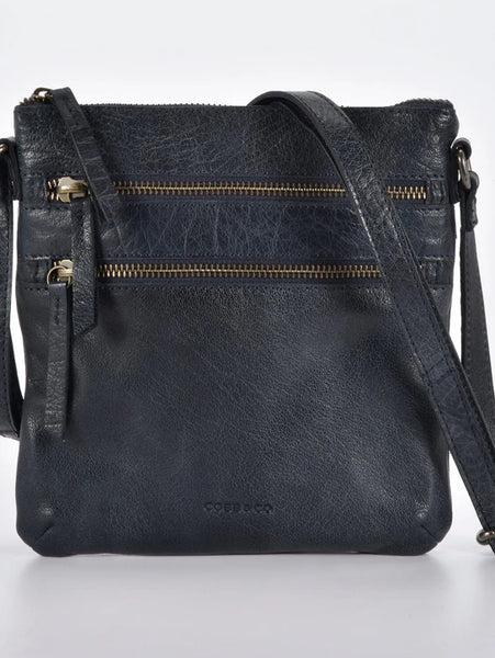 Barton Zipped Shoulder Leather Bag