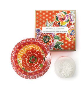 TILLEUL CEDRAT  perfumed soap and soap dish
