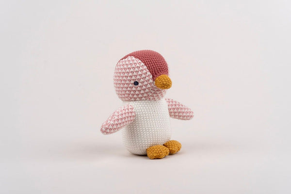 Baby Pingu Stuffed Toy  with Gentle Rattle