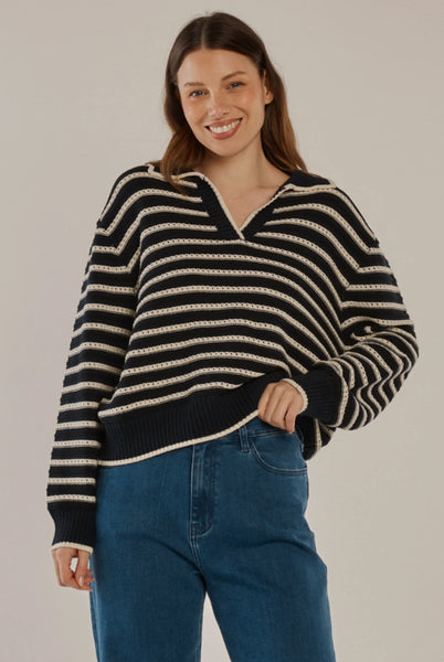 Aberdeen Polo Knit Sweat