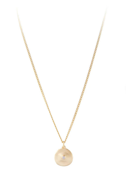 Cleo Disc Necklace