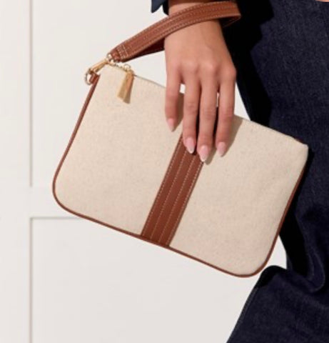 Jesi Contract Stripe Pouch