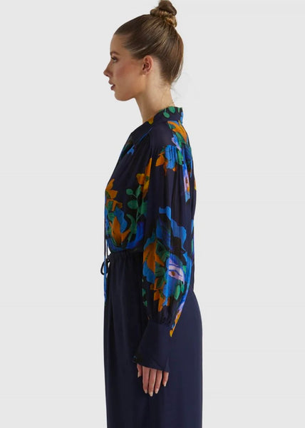 Twilight Top - Navy Floral
