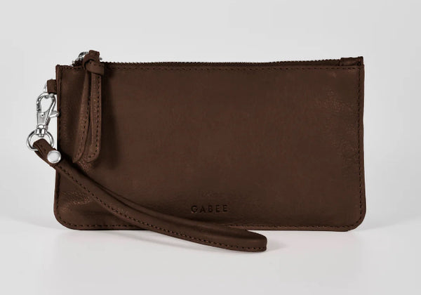 Abril Soft Leather Wristlet Purse