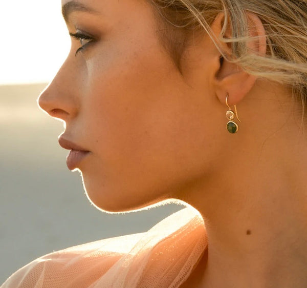Lilypad Earrings