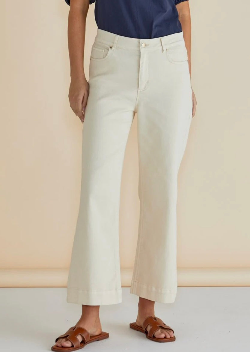 Willow Wide Leg Jeans - Off-White