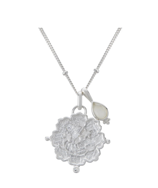 Loved Always Pendant Necklace- Silver