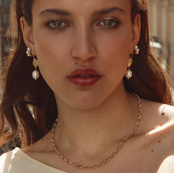 Vintage heart chain necklace