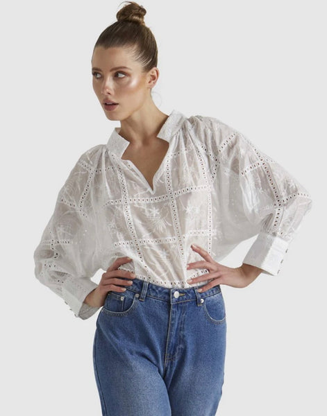 Whisper Top - Ivory