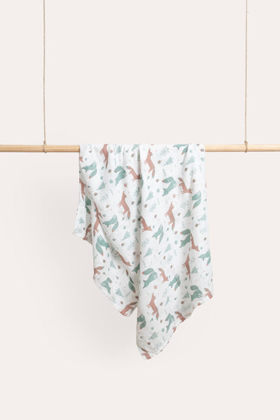 Foxie Bamboo Cotton Muslin Baby Wrap