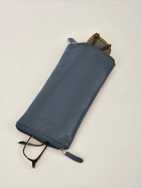 Glasses Soft Leather Double Sided Case