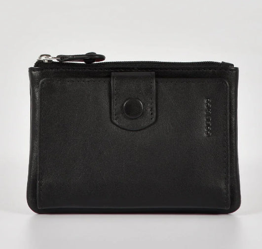Collins RFID Safe Compact Leather Wallet