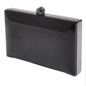 Mira Metallic Structured Clutch