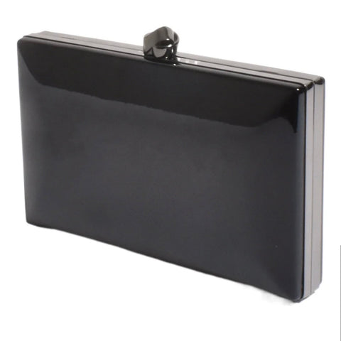 Mira Metallic Structured Clutch