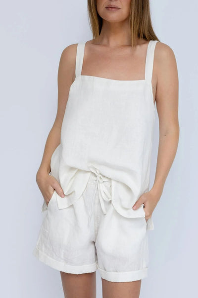 Clementine Linen Shorts