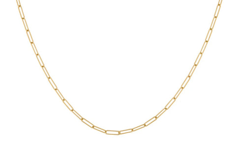 Anchor Choker in 18kt Yellow Gold Plate