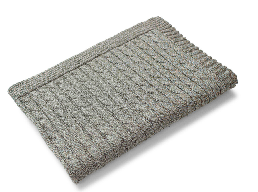Sammi Cable Baby Stroller Blanket