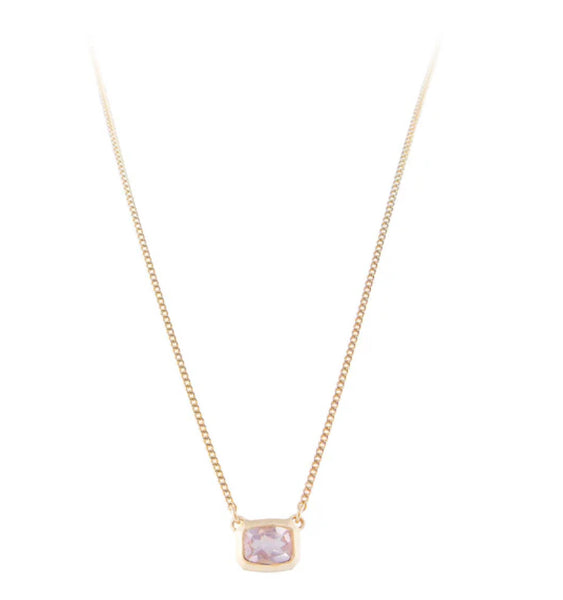 Rose Quartz Deco Necklace