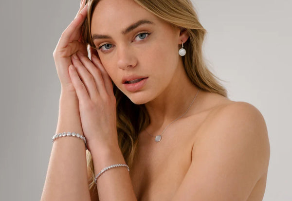 Elle Silver Tennis Bracelet