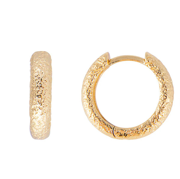 Antique Gold Midi Hoops